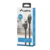 LANBERG USB-A uz USB-A kabelis 2.0, tēviņš pret mātīti, 1,8 m, melns
