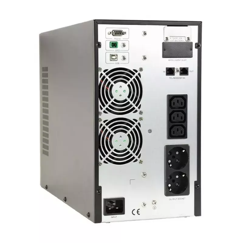 Nepārtrauktās barošanas avots UPS Gembird EG-UPSO-3000 Dubultā pārveidošana Tiešsaistē 3 kVA 2700 W 5x F tipa kontaktligzdas LCD