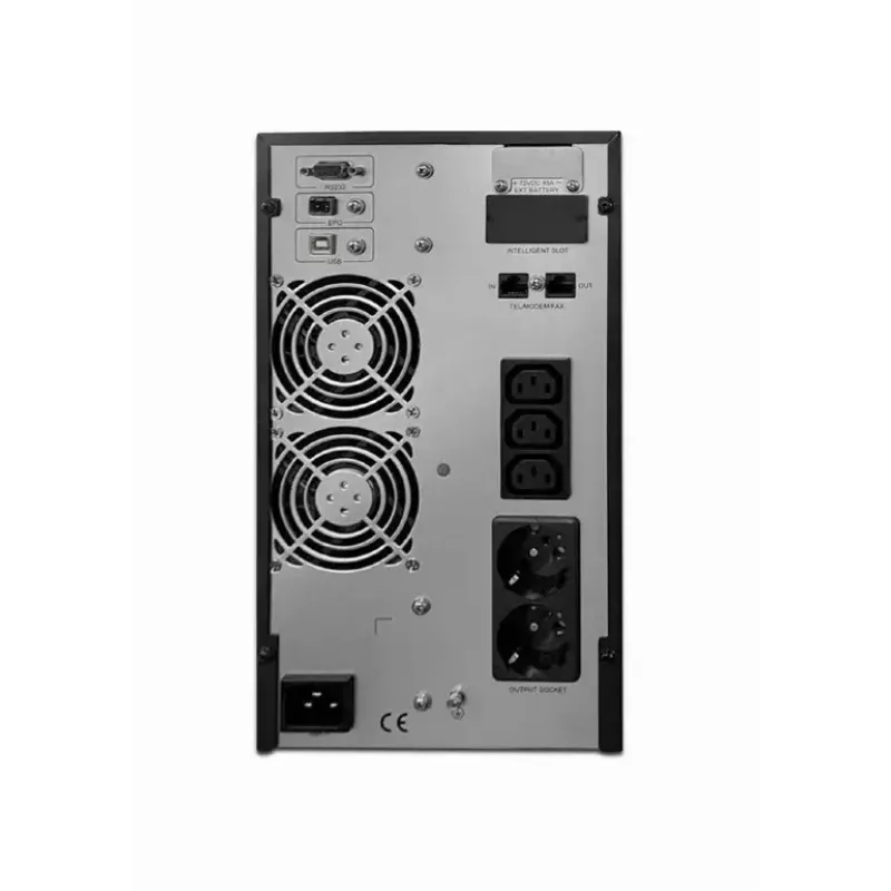 Nepārtrauktās barošanas avots UPS Gembird EG-UPSO-3000 Dubultā pārveidošana Tiešsaistē 3 kVA 2700 W 5x F tipa kontaktligzdas LCD