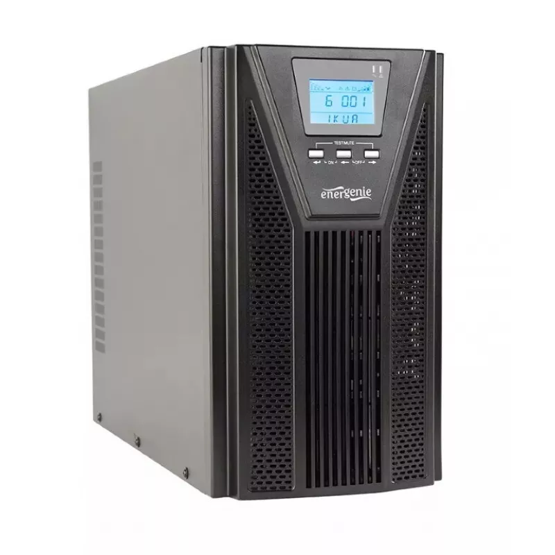 Nepārtrauktās barošanas avots UPS Gembird EG-UPSO-3000 Dubultā pārveidošana Tiešsaistē 3 kVA 2700 W 5x F tipa kontaktligzdas LCD
