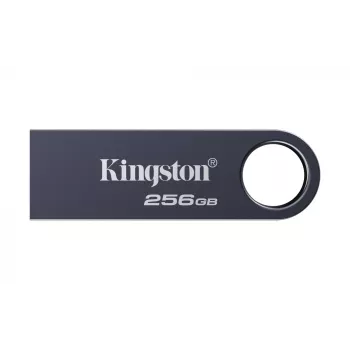 USB zibatmiņa KINGSTON DataTraveler SE9 G3 256 GB — USB Type-A, USB 3.2 Gen 1, lasīšana 220 MB/s, rakstīšana 100 MB/s, bez vāciņa, tumšs niķelis