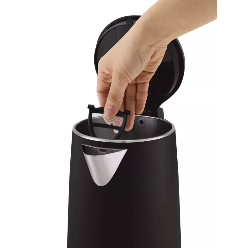 Tefal KO3718 elektriskā tējkanna 1,5 L 2400 W melna, nerūsējošais tērauds