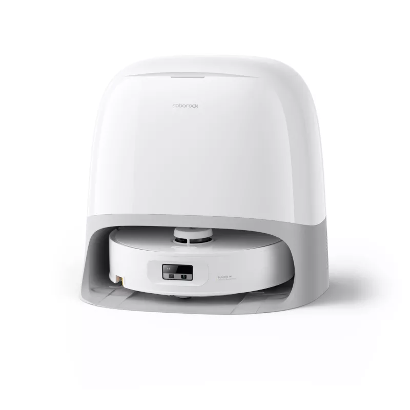 Roborock robotu putekļsūcējs Qrevo Curv 2 Flow — putekļu maiss, 0,325 L, Li‑Ion 5200 mAh, 240 min, balts