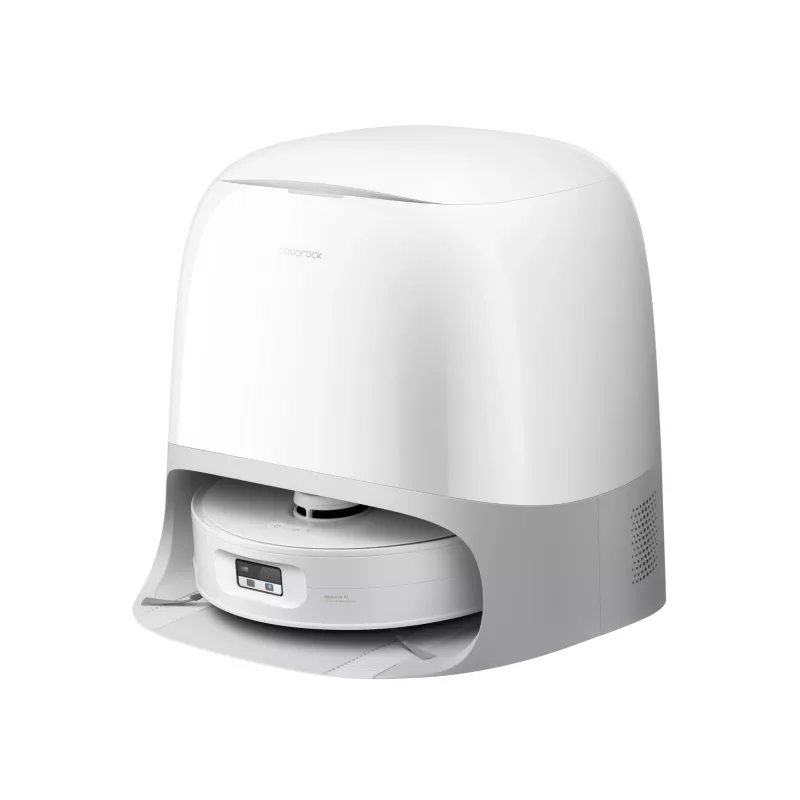 Roborock robotu putekļsūcējs Qrevo Curv 2 Flow — putekļu maiss, 0,325 L, Li‑Ion 5200 mAh, 240 min, balts