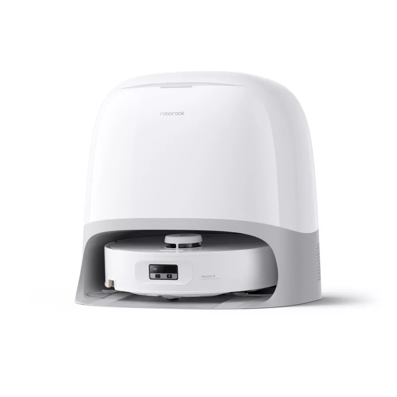 Roborock robotu putekļsūcējs Qrevo Curv 2 Flow — putekļu maiss, 0,325 L, Li‑Ion 5200 mAh, 240 min, balts