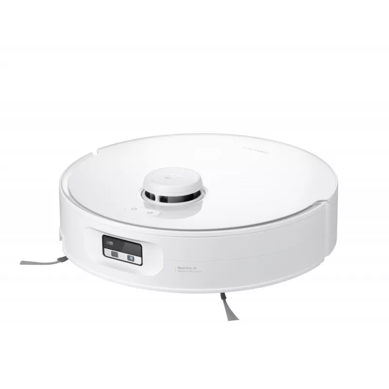 Roborock robotu putekļsūcējs Qrevo Curv 2 Flow — putekļu maiss, 0,325 L, Li‑Ion 5200 mAh, 240 min, balts