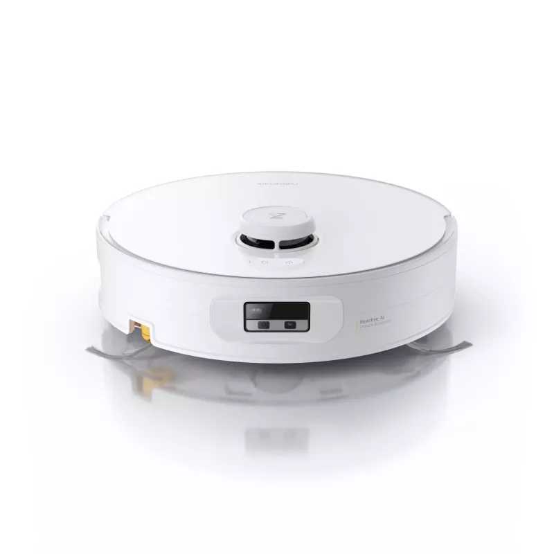 Roborock robotu putekļsūcējs Qrevo Curv 2 Flow — putekļu maiss, 0,325 L, Li‑Ion 5200 mAh, 240 min, balts