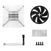 Gaisa dzesētājs XILENCE A250PWM.B, 92 mm ventilators, hidrauliskais gultnis, TDP 89 W, ligzdai AM4/AM5, melns