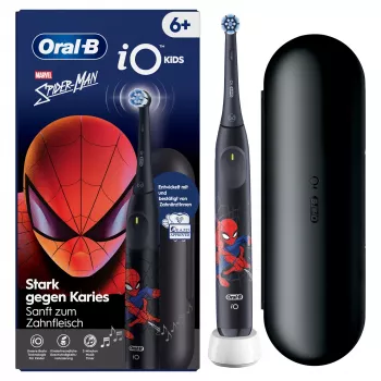 Oral-B iO Kids Spiderman Bērnu Rotējošā Zobu Birstīte Melna