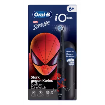 Oral-B iO Kids Spiderman Bērnu Rotējošā Zobu Birstīte Melna