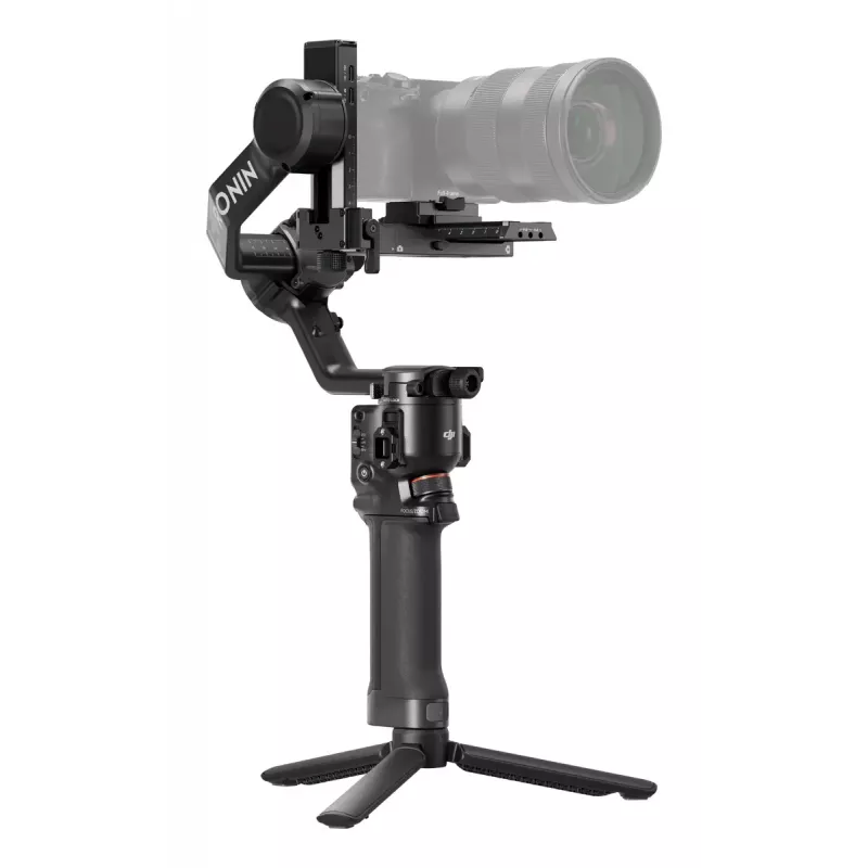 Rokas kameras stabilizators DJI RS 5 — alumīnijs, melns, 30 h darbības laiks, 1,46 kg
