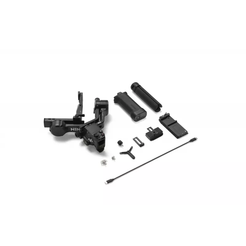 Rokas kameras stabilizators DJI RS 5 — alumīnijs, melns, 30 h darbības laiks, 1,46 kg
