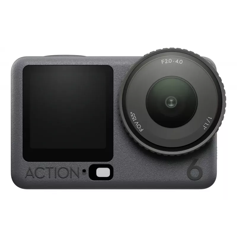 Action camera DJI Osmo Action 6 Standard Combo — 38 MP CMOS, 4K Ultra HD, 155° FOV, 2x digitālā tālummaiņa