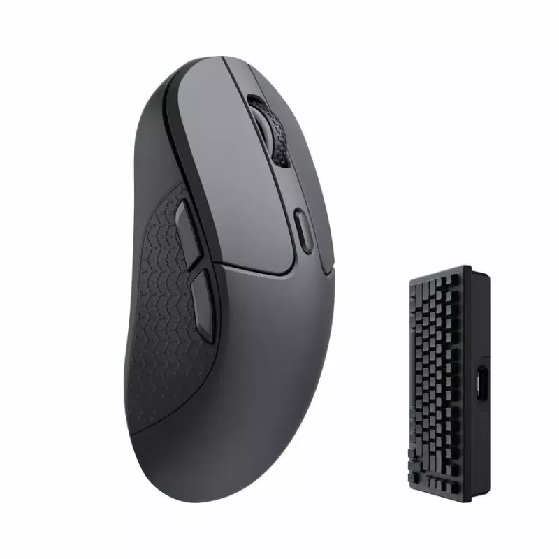 Bezvadu spēļu pele Keychron M3 RGB 1000Hz (melna) [M3-A1]