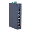 Pārvaldīts rūpnieciskais komutators DAHUA CHS4106-4ET-60 — 6 porti, 4x PoE 10/100, L2, 4.8 Gbit/s, 8000 MAC