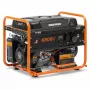 Pārnēsājams benzīna ģenerators DAEWOO GDA 7500E — 6500 W, 230 V, 30 L tvertne, oranža/melna