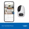 TP-Link Tapo C245D IP drošības kamera, 2304×1296, 3.1 mm objektīvs, 104.3° horiz., griestu/sienas stiprinājums, bezvadu, iekštelpām, balta
