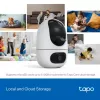 TP-Link Tapo C245D IP drošības kamera, 2304×1296, 3.1 mm objektīvs, 104.3° horiz., griestu/sienas stiprinājums, bezvadu, iekštelpām, balta