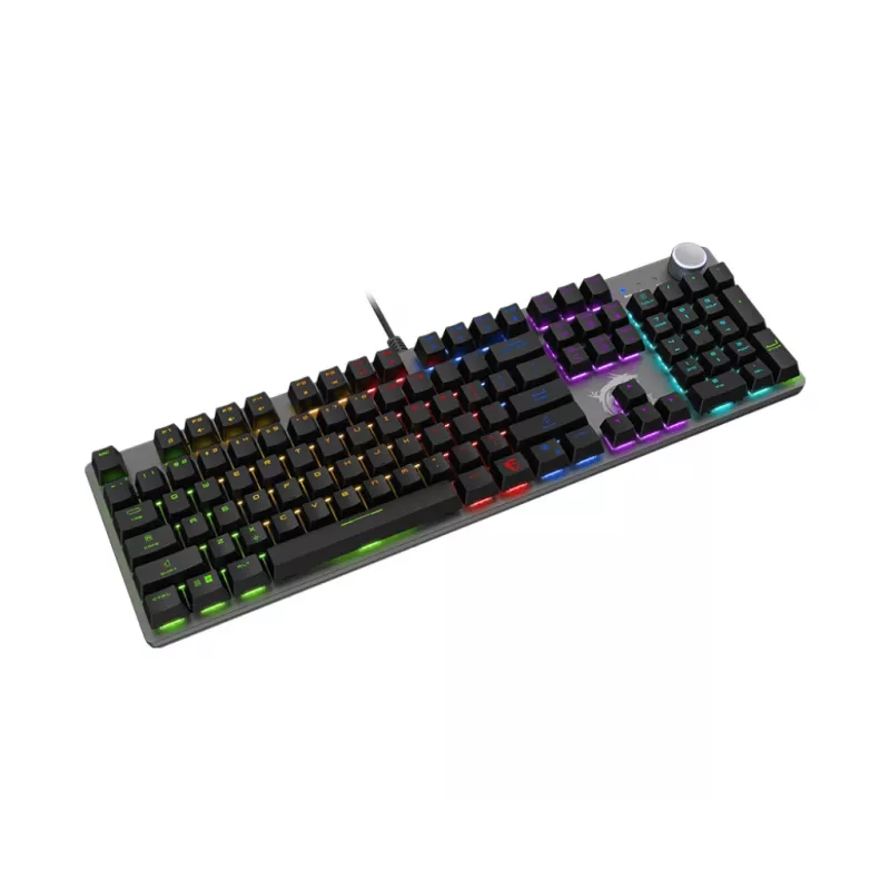 MSI FORGE GK320 RED tastatūra Spēlēm USB QWERTY US International Melna