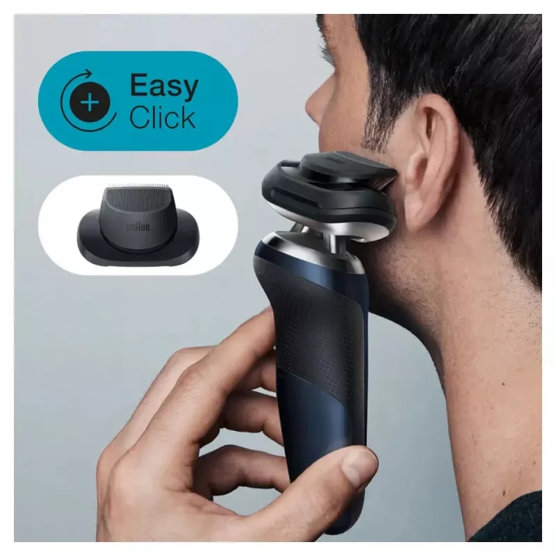 Braun Series 7 71-B1200s Folijas skuveklis Trimmeris Zils