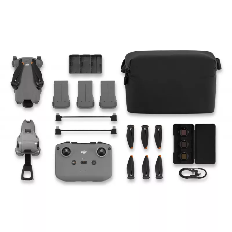 DJI MINI 5 PRO Fly More Combo (RC-N3) viegls 249g drons ar 50MP sensoru, Lidar, 3x baterijām, tālvadības pulti