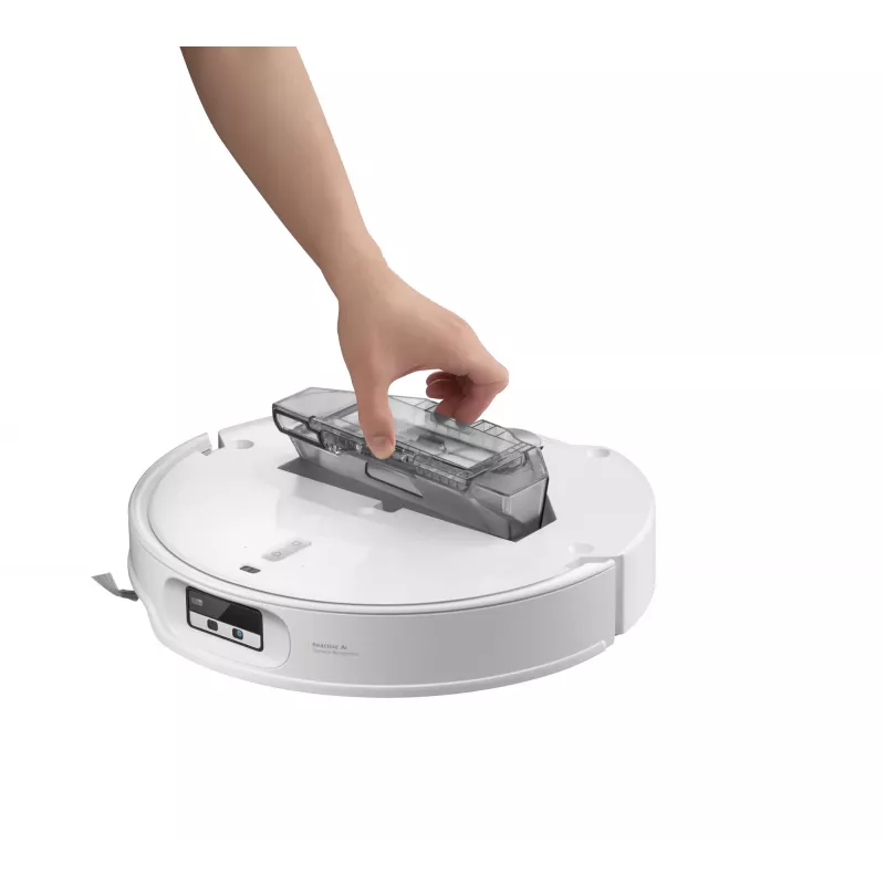 Robotu putekļsūcējs Roborock Qrevo Edge 2 Pro — bez putekļu maisiņa, mitrā mazgāšana, 190 min darbības laiks, 5200 mAh, 4 cm pārvaramais slieksnis