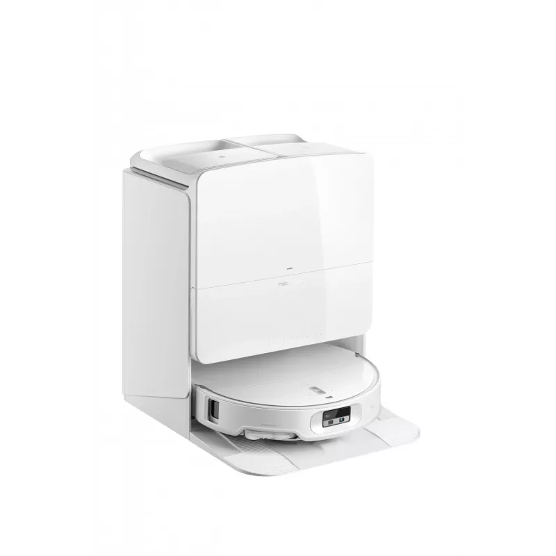 Robotu putekļsūcējs Roborock Qrevo Edge 2 Pro — bez putekļu maisiņa, mitrā mazgāšana, 190 min darbības laiks, 5200 mAh, 4 cm pārvaramais slieksnis