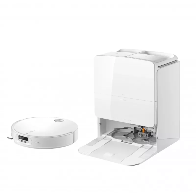 Robotu putekļsūcējs Roborock Qrevo Edge 2 Pro — bez putekļu maisiņa, mitrā mazgāšana, 190 min darbības laiks, 5200 mAh, 4 cm pārvaramais slieksnis