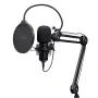 Podkāsta mikrofons TRUST GXT 270 Emita II+ — Kondensatora, USB, vadu savienojums, metāla korpuss, melns, 2,5 m kabelis