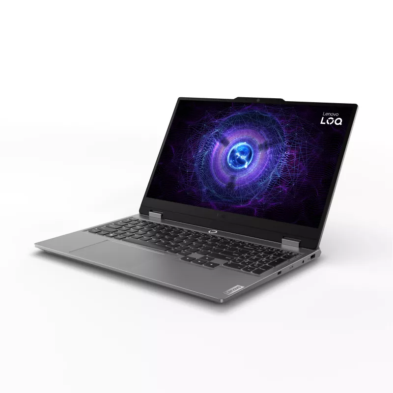 Lenovo LOQ 15IRX9 Intel® Core™ i5 i5-13450HX klēpjdators 39,6 cm (15,6 collas) Full HD 16 GB DDR5-SDRAM 512 GB SSD NVIDIA GeForce RTX 3050 Wi-Fi 6 (802.11ax) angļu Pelēks