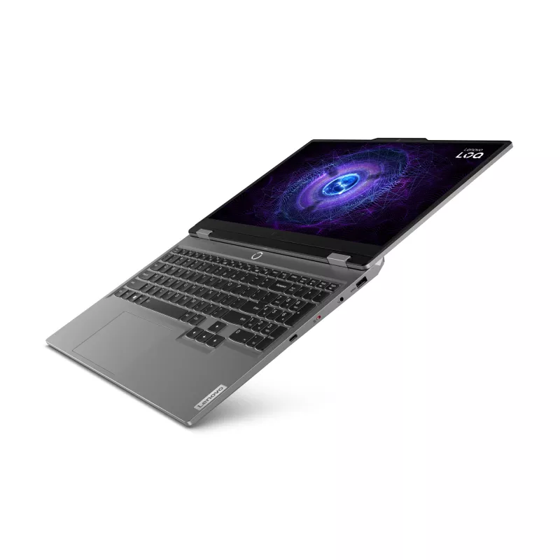 Lenovo LOQ 15IRX9 Intel® Core™ i5 i5-13450HX klēpjdators 39,6 cm (15,6 collas) Full HD 16 GB DDR5-SDRAM 512 GB SSD NVIDIA GeForce RTX 3050 Wi-Fi 6 (802.11ax) angļu Pelēks