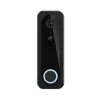 Video durvju zvans TRUST DOORCAM-3000 Melns, 3 MP, Wi‑Fi 2.4 GHz, MicroSD līdz 256 GB, Baterija/USB (8–24 V)
