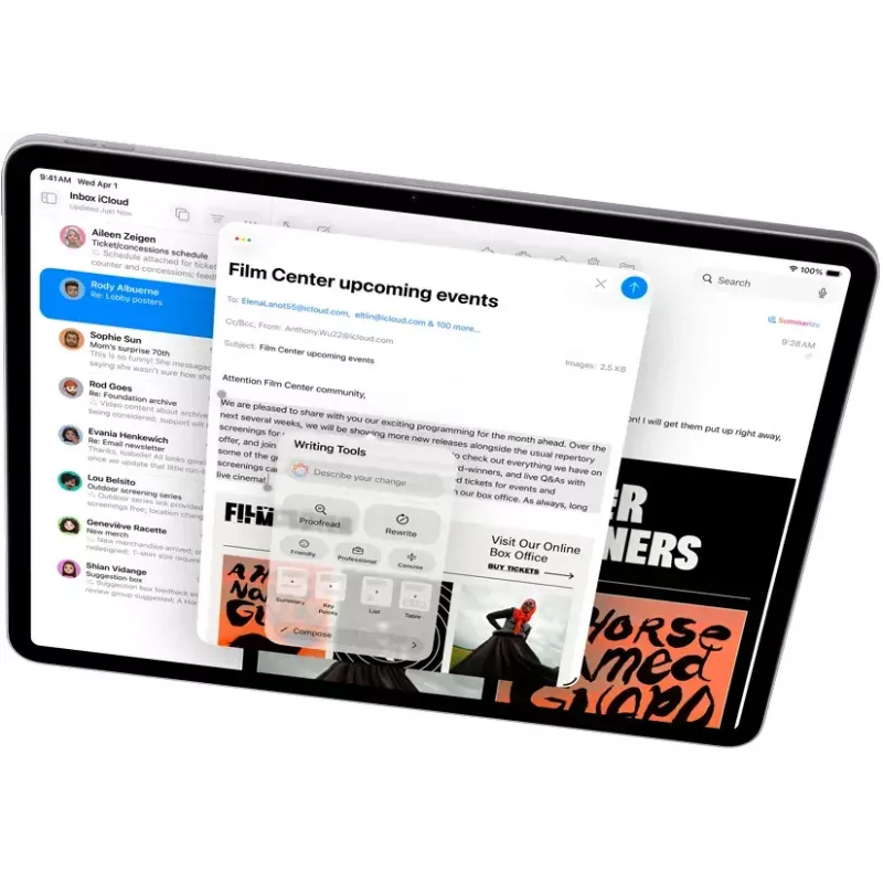 Planšetdators Apple iPad Air 11 collu Wi‑Fi + Cellular 128 GB M4, 12 GB RAM, 5G, Telpēji pelēks