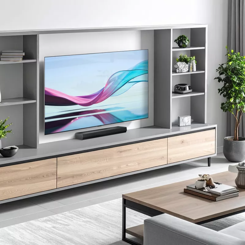 Soundbar LG S20A 2.0 kanāli, 50 W, Bluetooth SBC/AAC, vadu un bezvadu, melns, 650×99×63 mm