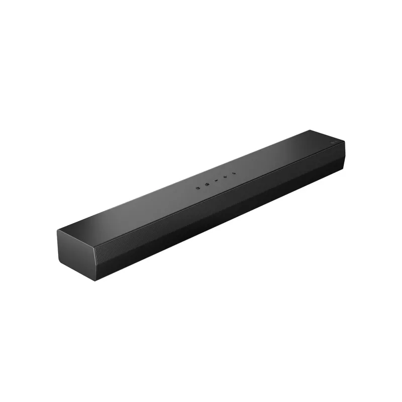 Soundbar LG S20A 2.0 kanāli, 50 W, Bluetooth SBC/AAC, vadu un bezvadu, melns, 650×99×63 mm