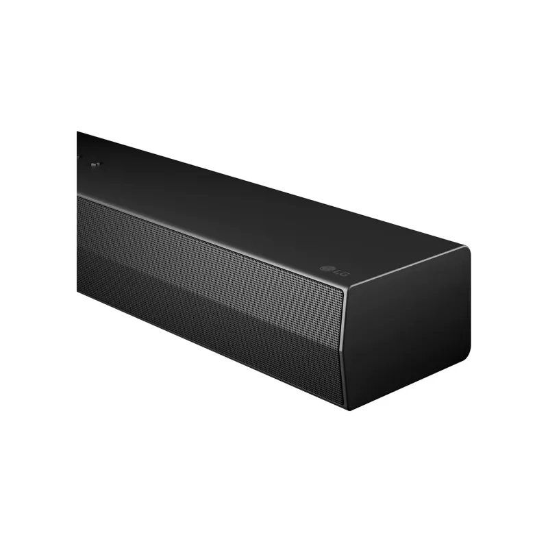 Soundbar LG S20A 2.0 kanāli, 50 W, Bluetooth SBC/AAC, vadu un bezvadu, melns, 650×99×63 mm
