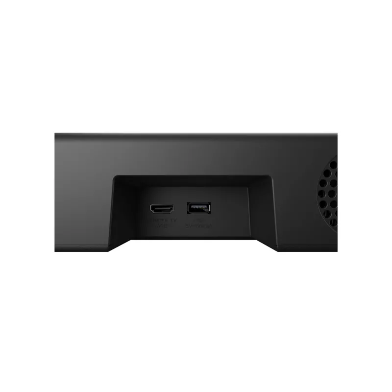 Soundbar LG S20A 2.0 kanāli, 50 W, Bluetooth SBC/AAC, vadu un bezvadu, melns, 650×99×63 mm