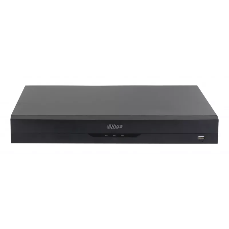 Dahua XVR5232AN-4KL-I3/T 32 kanālu 4K DVR, H.265/H.264, Gigabit Ethernet, atbalsts līdz 16 TB, melns