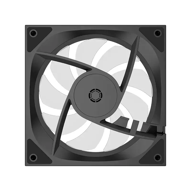 Ventilators XILENCE XPF120U.ARGB 120 mm, 500–1800 RPM, hidrauliskais gultnis, 7–13,2 V, melns