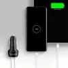 Automašīnas lādētājs AXAGON PWC-PQ48, 48W, USB-C (PD3.0) + USB-A (QC4+), ieeja 12–24V, melns
