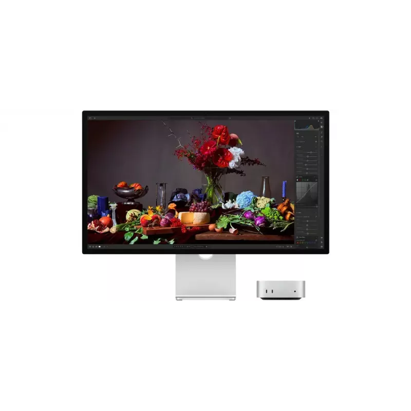 Monitors Apple Studio Display 27 collas 5K (5120×2880) LED, standarta stikls, VESA stiprinājums, sudraba