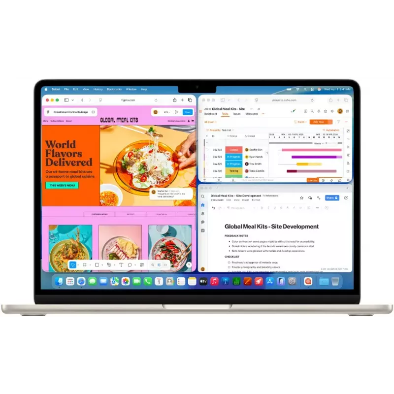 Laptop Apple MacBook Air M5 13.6 collas (34.5 cm) 24 GB RAM 1 TB SSD Bēšs