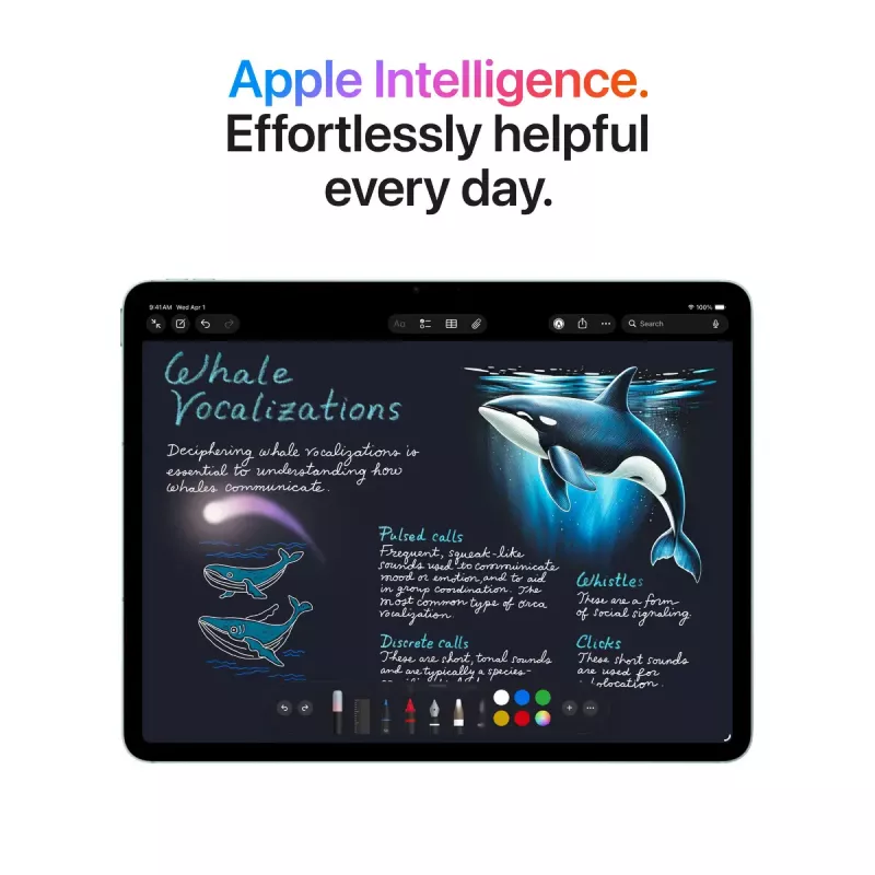 Planšetdators Apple iPad Air 11 collu Wi‑Fi + Cellular 256GB, M4, 12GB RAM, 5G, Zils