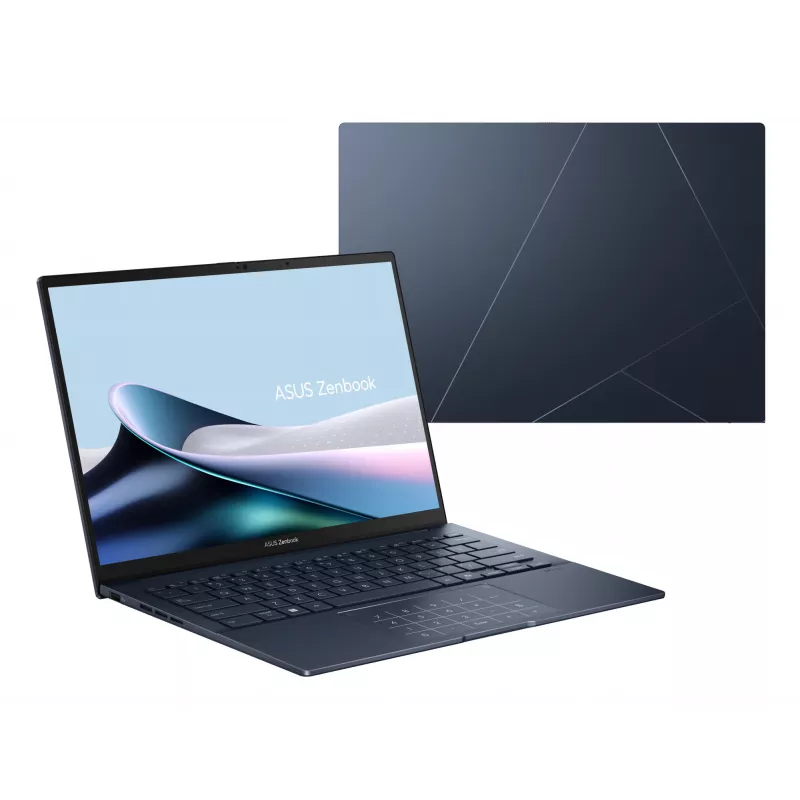 Portatīvais dators ASUS Zenbook 14 OLED UX3405CA — Intel Core Ultra 7 255H, 14 collu 3K skārienekrāns, 32 GB LPDDR5x, 1 TB SSD, Intel Arc 140T, Windows 11 Home, zils