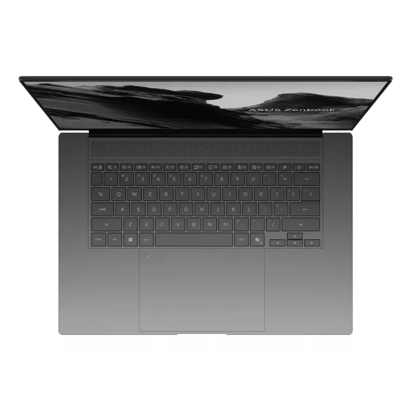 Klēpjdators ASUS Zenbook S16 UM5606GA AMD Ryzen AI 9 465, 16 collu 3K (2880x1800), 32GB LPDDR5x, 1TB SSD, Windows 11 Home, pelēks
