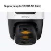 IP drošības kamera IMOU Cruiser Dual 2C 4G Turret āra lietošanai 2304×1296 3,6 mm objektīvs Griestu/sienas stiprinājums