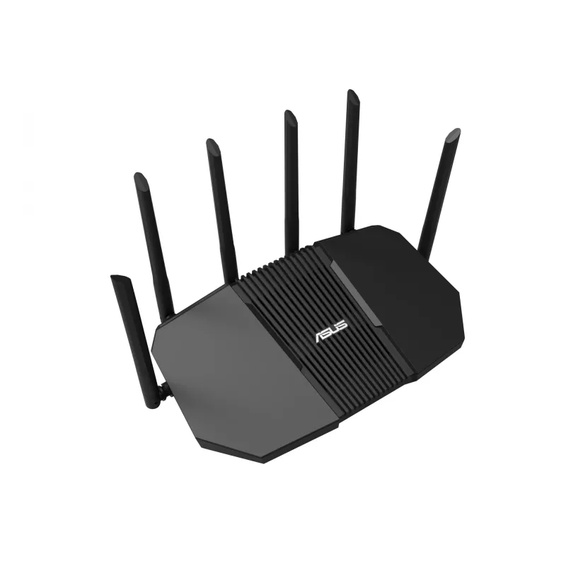 Galda maršrutētājs ASUS RT-BE90U BE9400 AiMesh — Trīsjoslu Wi‑Fi 7 (2,4/5/6 GHz), 9400 Mb/s, 2,5 Gigabit Ethernet, 4× RJ‑45 LAN, USB, Melns