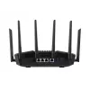 Galda maršrutētājs ASUS RT-BE90U BE9400 AiMesh — Trīsjoslu Wi‑Fi 7 (2,4/5/6 GHz), 9400 Mb/s, 2,5 Gigabit Ethernet, 4× RJ‑45 LAN, USB, Melns