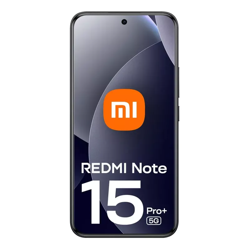 Smartphone Xiaomi Redmi Note 15 Pro+ 5G — 6.83 collu AMOLED, 2772×1280, Snapdragon, 8 GB RAM, 256 GB, 6500 mAh, Melns