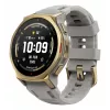 Smartwatch Amazfit T-rex 3 Pro 44 mm, 1.32 inch AMOLED 466×466, 16 GB, 64 MB RAM, GPS, Wi‑Fi, ūdensizturīgs 45 m, Zelts korpuss, Pelēka silikona siksniņa